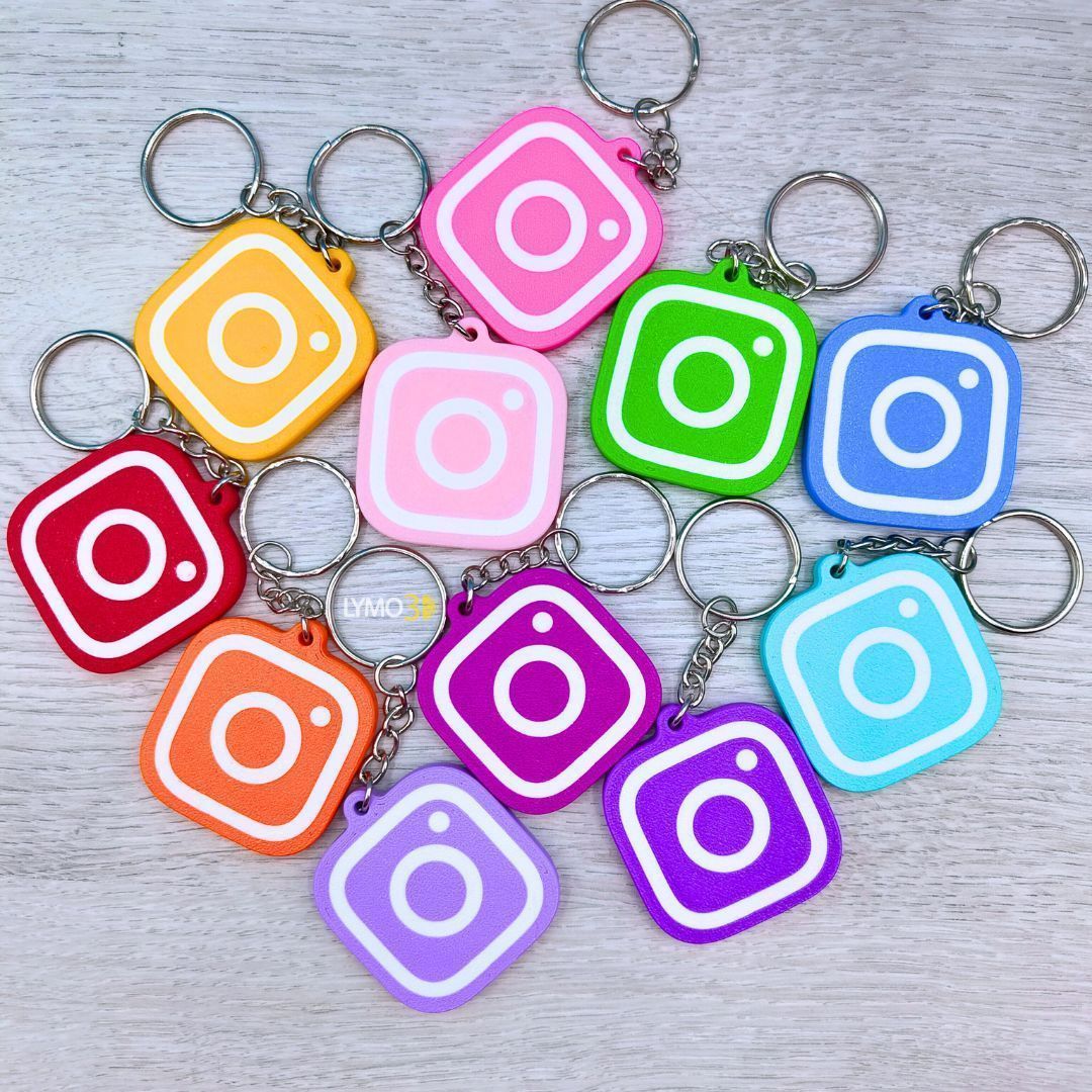 Llavero NFC Personalizado – Logo Instagram